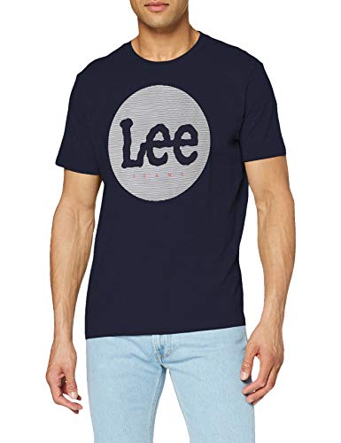 Lee Koszulka męska Circle Tee, grantowy, S