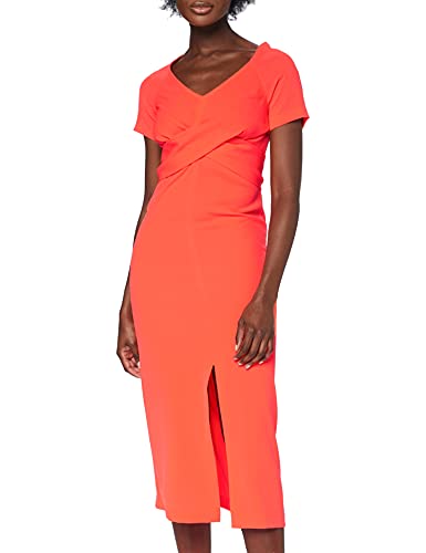 Armani Exchange Damska sukienka Crossover, Pomarańczowy (Orange Crush 1649), 38 PL