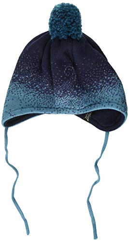 maximo Dziewczęca zespołowa czapka Beanie, hortensie/dunkeljeans, 49 cm