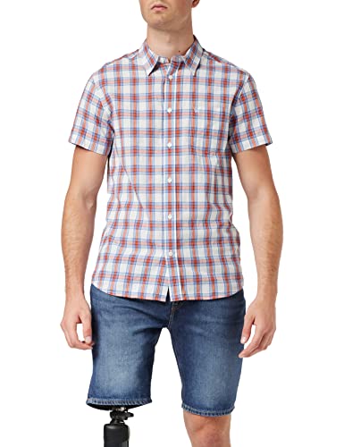 Wrangler Męska koszula rekreacyjna, biały (White 989), S