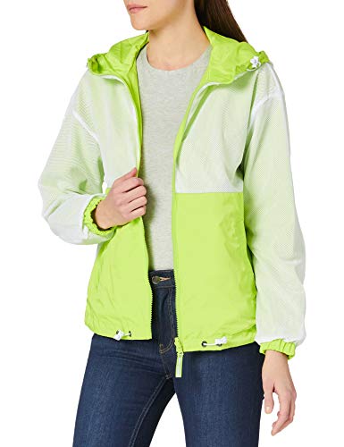 Armani Exchange Damska bluza z kapturem Windbraker Windbreaker, biały, XL