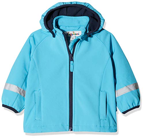 Playshoes Dziewczęca kurtka softshell, turkusowy (niebieski morski 23), 92 cm