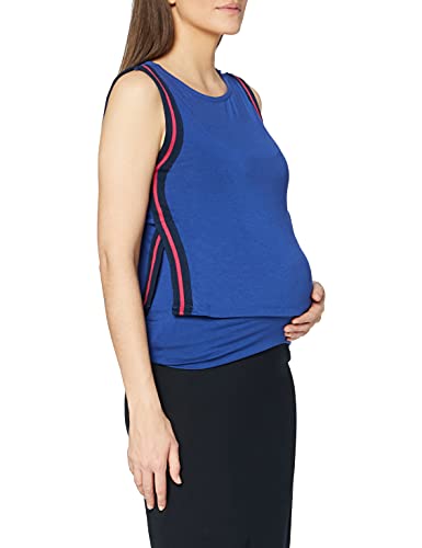 Esprit Maternity Damska kamizelka do karmienia typu tanktop, Niebieski (ciemnoniebieski), S