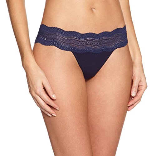 Cosabella Damskie majtki typu stringi, granatowy, jeden rozmiar