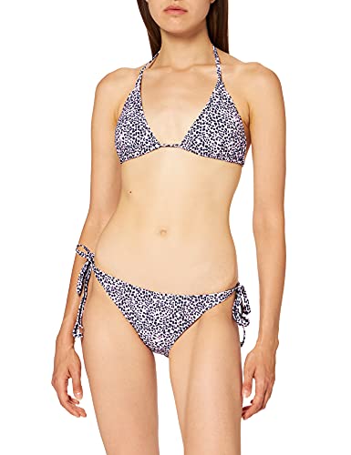 Urban Classics Damskie bikini, damski zestaw bikini, wiązany, dwuczęściowy kostium kąpielowy dostępny w 3 wariantach, rozmiarach XS-XL, Pinkleo, S