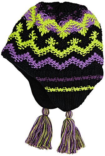 Sterntaler Dziewczęca czapka z dzianiny, Czarny (czarny 590), 49 cm