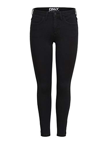 ONLY Dżinsy damskie Skinny Fit ONLKendell Eternal Ankle, czarny, S / 31L