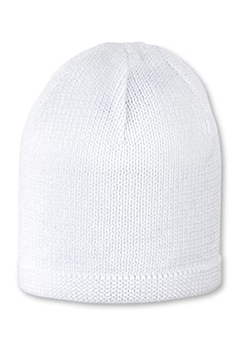 Sterntaler Baby Berretto Bebé Uncinetto Béret, Blanc, 35 czapka, biała (Weiss 500), jeden rozmiar