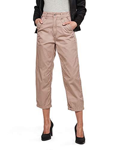 G-STAR RAW Damskie spodnie Army City Mid Boyfriend Straight Pants, Różowy (Lt Skin Gd D17041-c322-b568), 27W / 30L