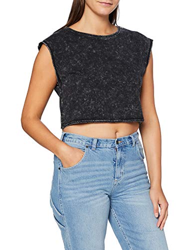 Urban Classics Damska koszulka z krótkim rękawem, czarny, 4XL