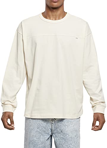 Urban Classics Męski T-shirt Organic Cotton Short Curved Oversized Ls