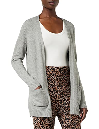 ONLY Onllesly L/S Open Cardigan Knt Noos Kardigan Kobiety, Medium Grey Melange, M