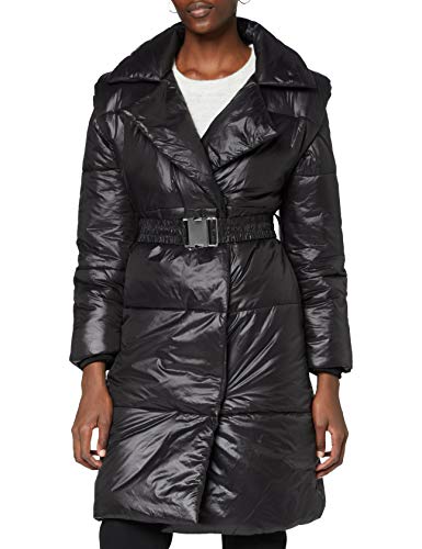 Ivy Revel DE Damski płaszcz pikowany, czarny (Black 1), 36
