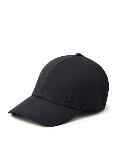 Calvin Klein damy CK BASEBALL CAP Czapka Baseballowa, Czarny Jeden rozmiar