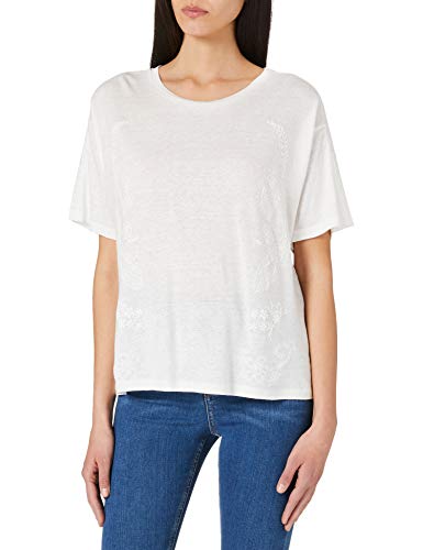 Desigual Damska koszulka Ts_Clementine, biały, S