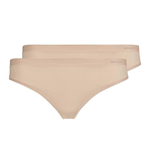 Skiny Stringi damskie (2 sztuki), beżowy, jeden rozmiar