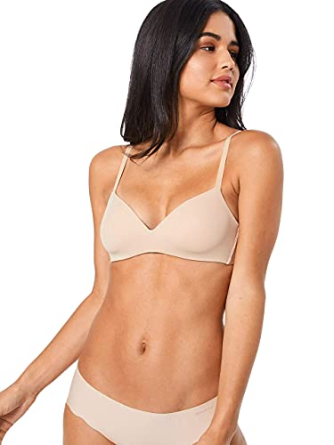 Skiny Damski biustonosz bez fiszbin Micro Essentials, beżowy, 70C