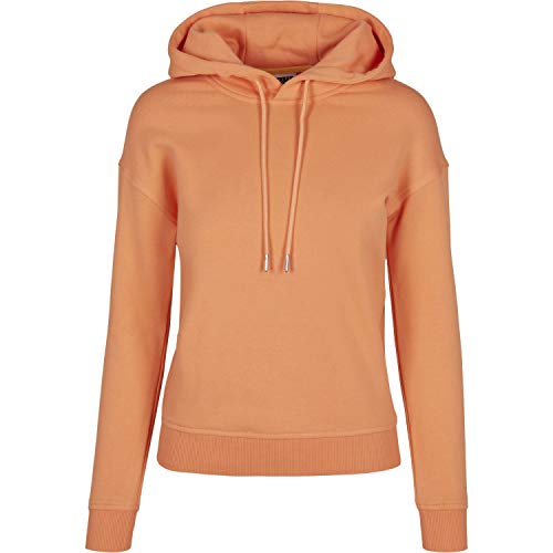 Urban Classics Damska bluza z kapturem, damska bluza z kapturem, dostępna w wielu kolorach, rozmiary XS - 5XL, pomarańczowy, XXL