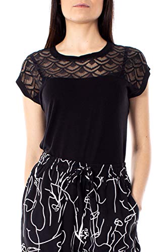 ONLY Onlnicole Life S/S Mix Top Noos JRS koszulka damska, czarny (czarny), XS