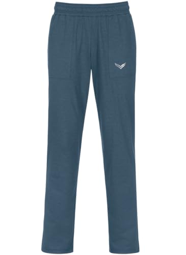 Trigema Damskie spodnie sportowe, niebieski (Jeans-melange 643), M
