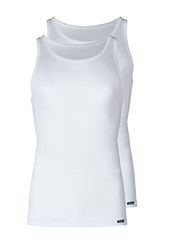 Skiny Koszulka męska Collection Tank Top 2-pak podkoszulek, biała (White 0500), (rozmiar producenta: XX-Large)