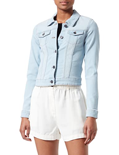 Noisy may kurtka damska jeans, jasnoniebieski (light blue denim), M