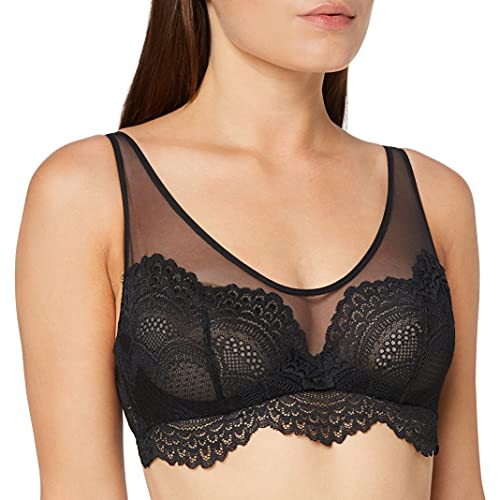 Triumph Damski biustonosz z fiszbinami Beauty-Full Darling W, czarny (black 0004), 75E