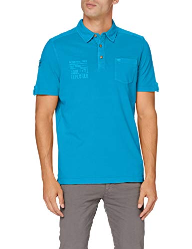 camel active męska koszulka polo, niebieski, S