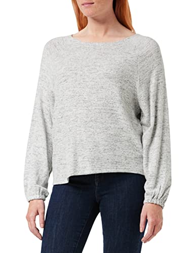 ONLY Onlmayea Life L/S Slit Cc KNT sweter damski, jasnoszary melanżowy, XS
