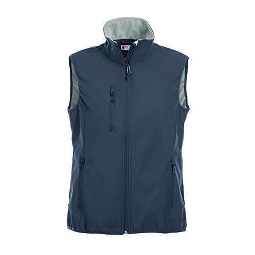 CLIQUE Damska kamizelka softshell kamizelka damska Outdoot, Niebieski (ciemnogranatowy), XS