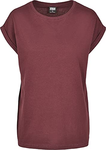 Urban Classics Damska koszulka z przedłużonymi ramionami, 2 sztuki, z bawełny, dostępna w rozmiarach XS-5XL, Redwine., XL