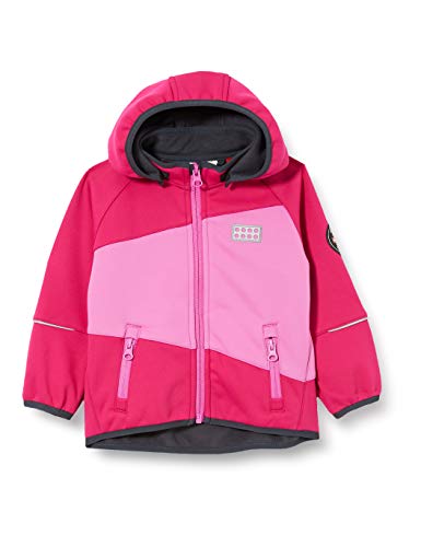 Lego Wear Lwsinclair-Lego Tec Shell kurtka dziecięca, 494 Dark Pink, 80
