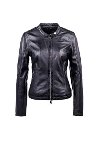 Freaky Nation Damska kurtka skórzana New Tula-fn, czarny, L