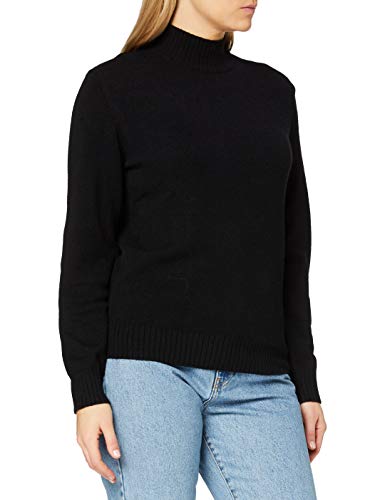 VILA CLOTHES Damski top z dzianiny Viril L/S z golfem