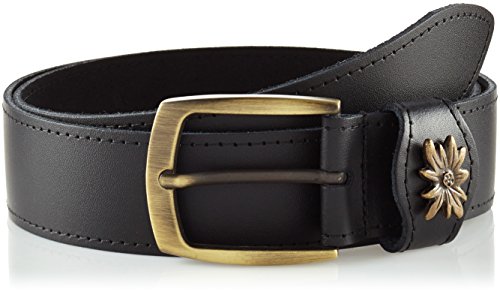 Werner Trachten Pasek do stroju ludowego, uniseks, Czarny (czarny Rl 300), 80