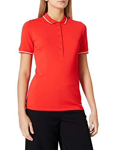 Brax Golf Damska koszulka polo Pia X Cooltech, czerwony, S