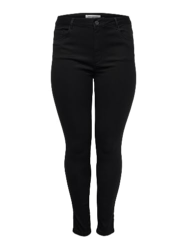 Only Carmakoma NOS Caraugusta Hw Black Noos jeansy damskie skinny