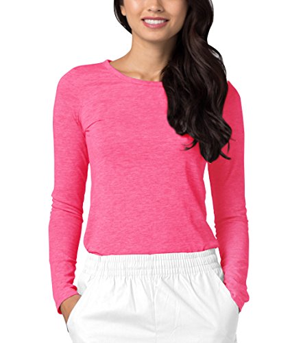 Adar Uniforms Damska koszula medyczna 2900HFUS3X, Heather Fuksja, 3X-Large-Us