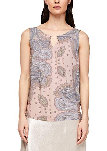 s.Oliver BLACK LABEL Bluzka damska, Dusty Rose Paisley Print, 36