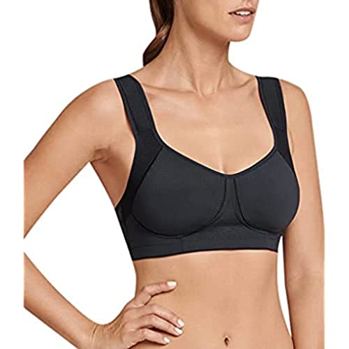 Schiesser Biustonosz Sportowy Vario, Czarny (Schwarz 000), 95E