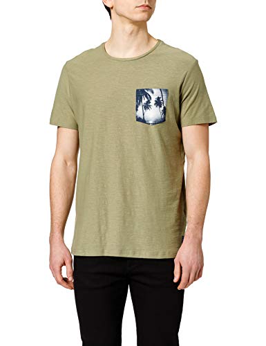 Blend Męski T-shirt, 170115_oil Green, M