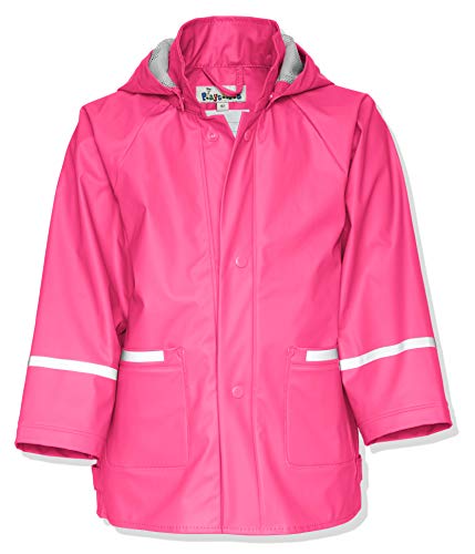 Playshoes Uniseks - Dzieci Basic Kurtka Przeciwdeszczowa, Różowy, 80 cm