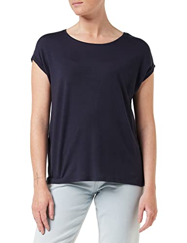 Vero Moda Vmava Plain Ss Top Ga Noos Koszulka Kobiety, niebieski (Night Sky), M