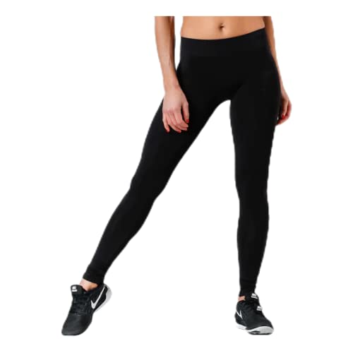 PIECES Damskie legginsy london nos czarne (Black Black), M-L EU, czarny, M-L