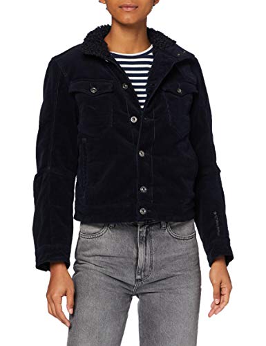 G-STAR RAW Kurtka damska Arc 3D Pilot JKT Teddy Wmn, Mazarine Blue C466-4213, XXS