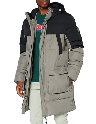Urban Classics Kurtka męska typu parka, Asphalt/czarny., S