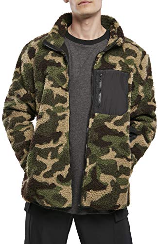 Urban Classics Kurtka męska Sherpa, Wood Camo, XL