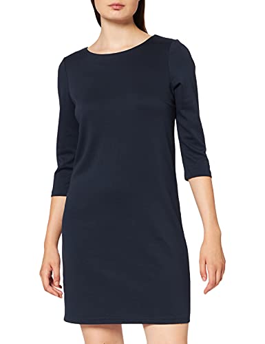 Vila Damska sukienka mini rękawy 3/4, niebieski (Total Eclipse), XS