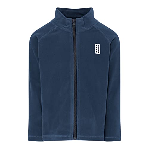 Lego Wear Chłopięca kurtka polarowa z zamkiem błyskawicznym, Ciemnogranatowy, 110 cm