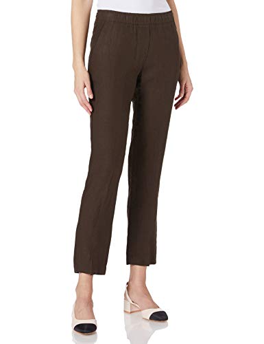 BRAX Damskie spodnie w stylu Maron lniane spodnie, kawa, 27W / 32L